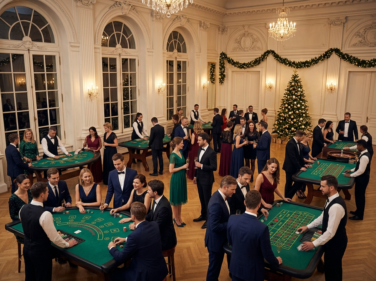 Golden Table Casino Night